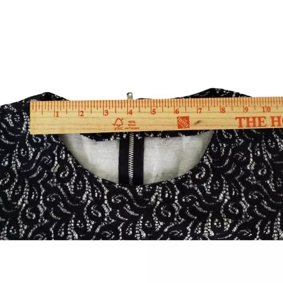 J Crew Black Lace Peplum Top Small - Picture 13 of 16